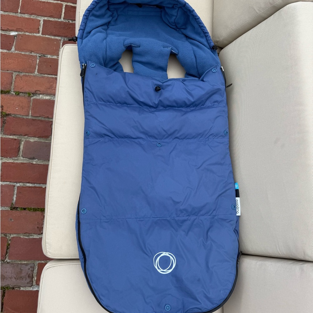 Blue Baby Stroller Footmuff - Cozy Weather-Ready Sleep Bag